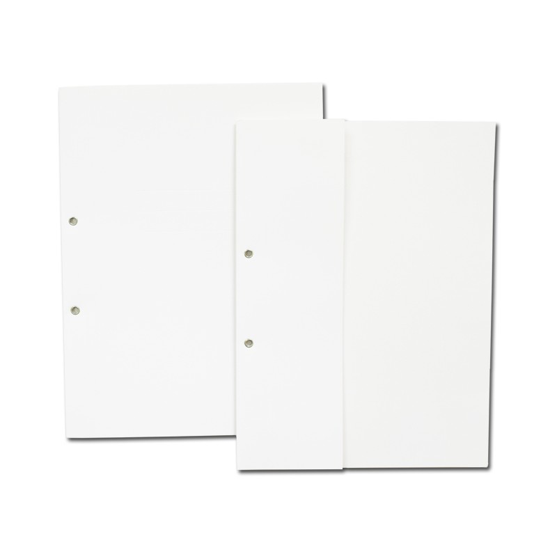 Skoroszyt Tekturowy Pełny Oczko Barbara bez nadruku A4